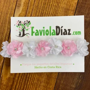 Vela Torneada Blanca con Flores y Perlas para Bautizo o Primera Comunión  Antonella - Faviola Díaz