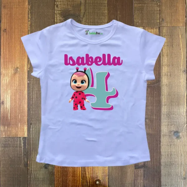 Mameluco o Camiseta Personalizada de Bebes llorones